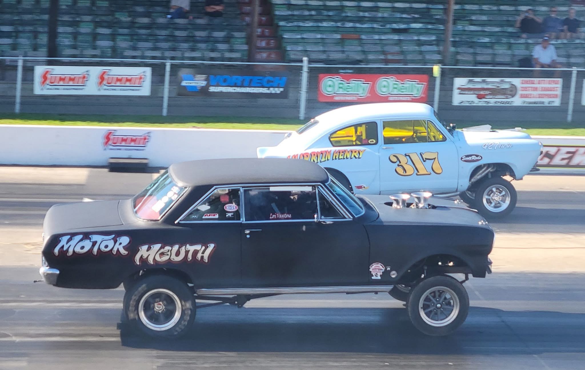 Nostalgia Gasser staging lanes